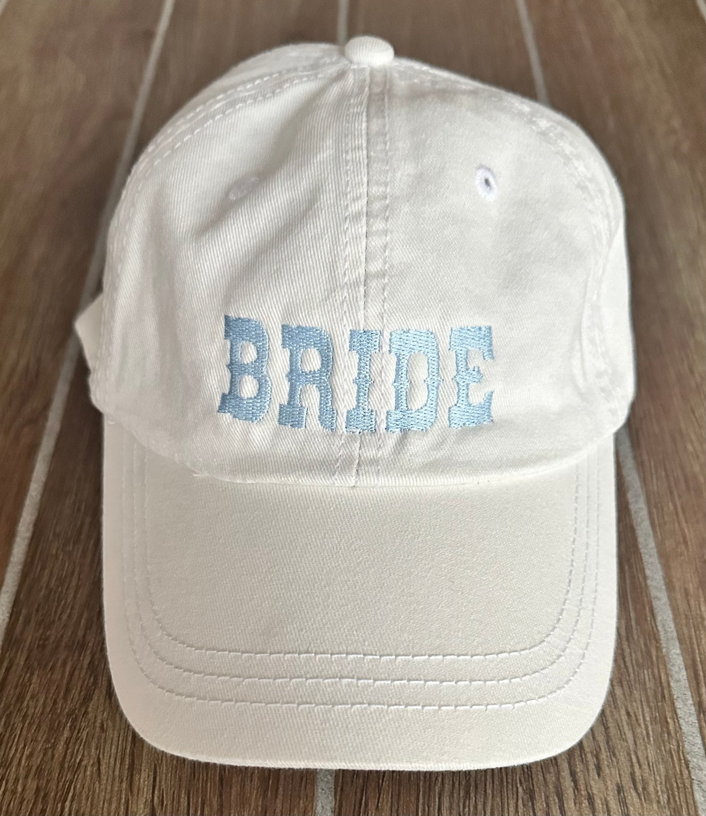 Embroidered 'Bride' Hat