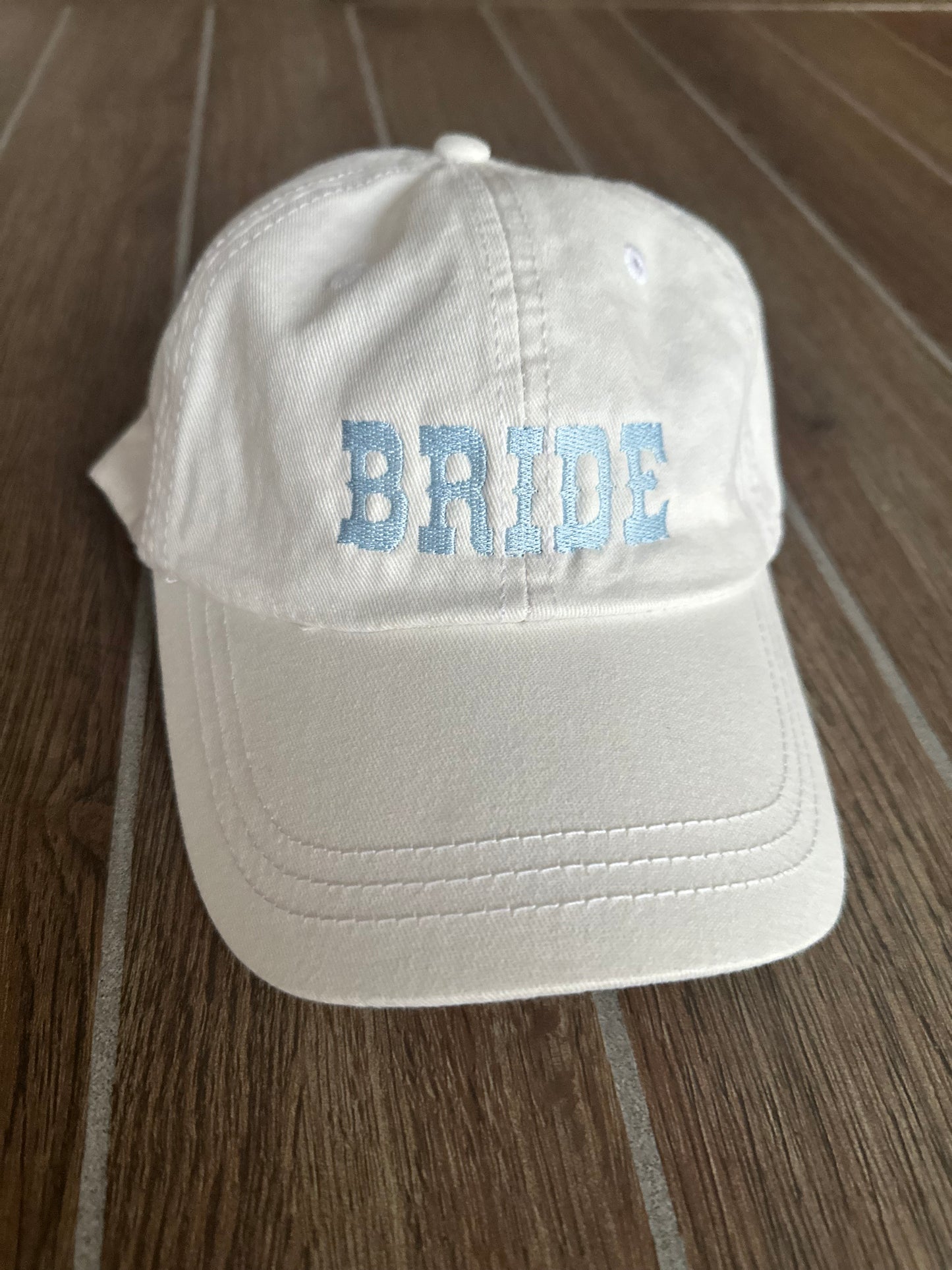 Embroidered 'Bride' Hat