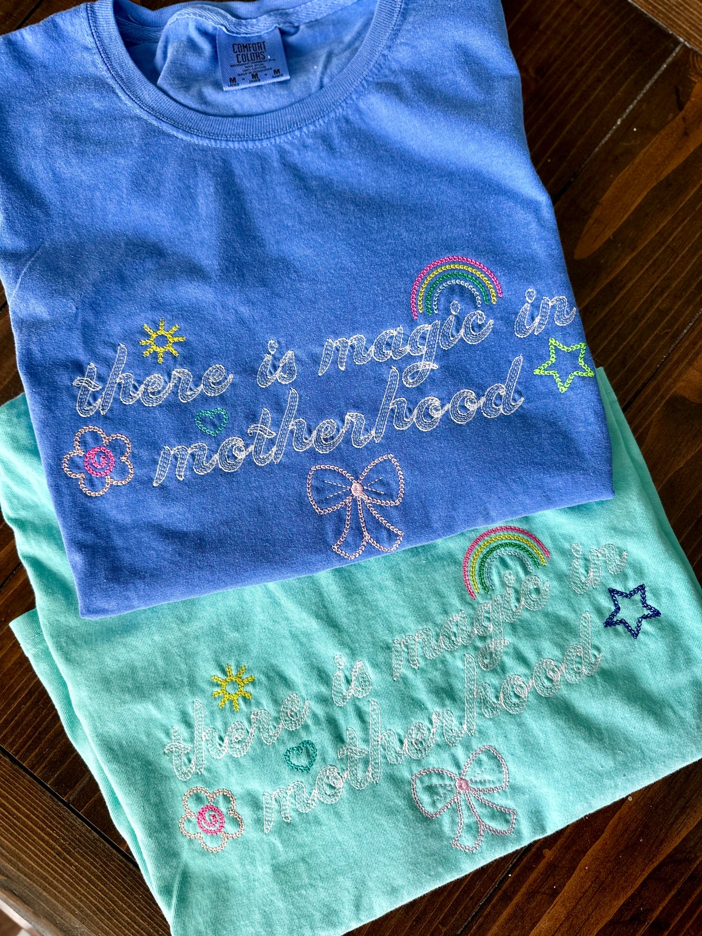 Magic in Motherhood Embroidered T-Shirt