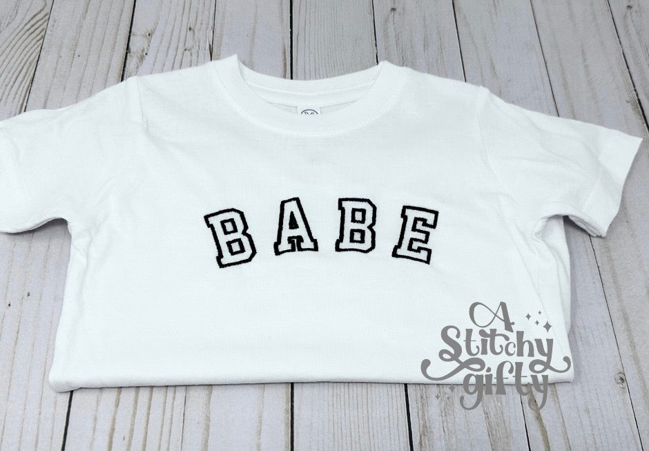 Babe - Kids Embroidered Shirt