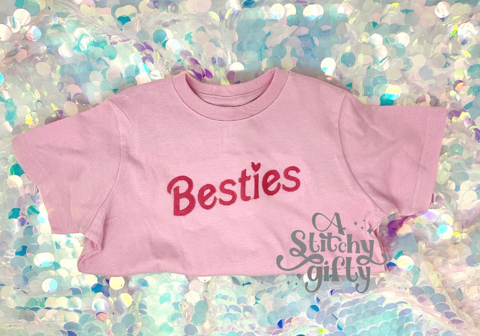 Besties- Kids Embroidered Shirt